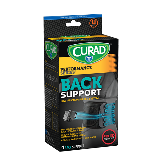 Image of Performance Series Back Support, Universal, 1 count Left Angle