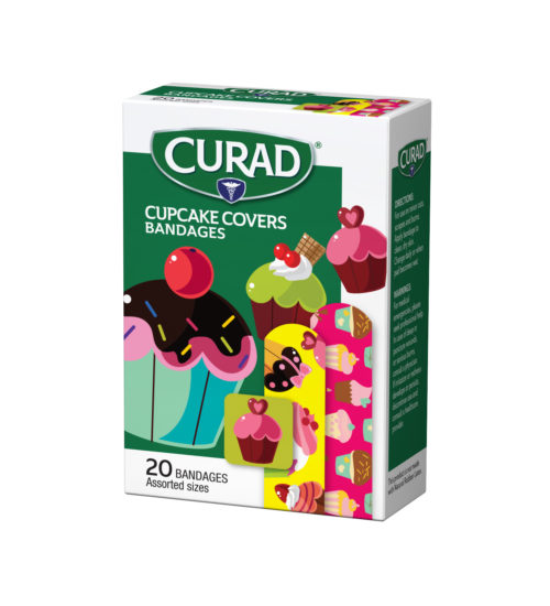 cupcakes childrens bandages left side view