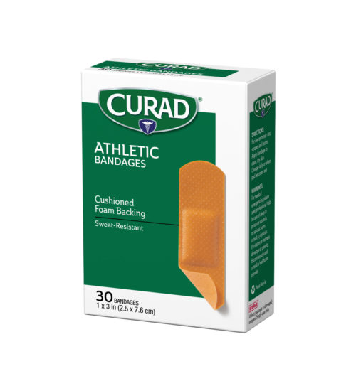 athletic bandage left side view