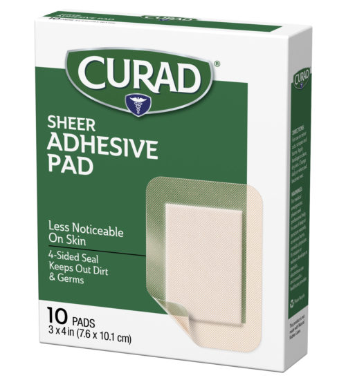 Sheer Adhesive Pad 10 ct left side