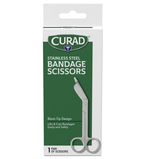 Stainless Steel Bandage Scissors, One Size, 1 count front
