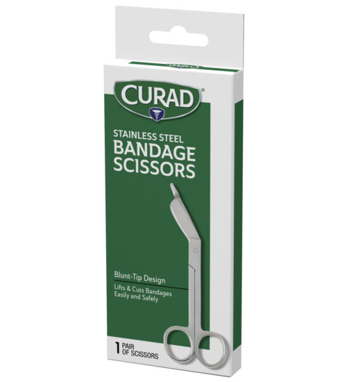 Stainless Steel Bandage Scissors, One Size, 1 count right