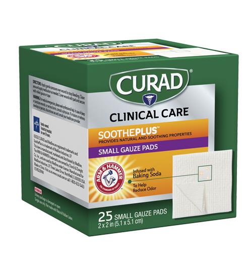 Image of Small Gauze Pads with ARM & HAMMER™ Baking Soda 25 count