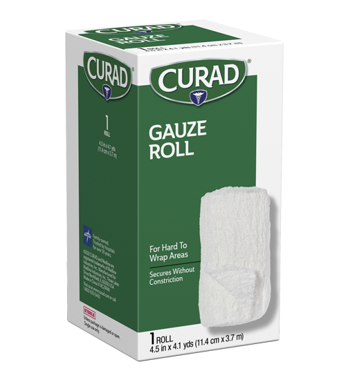 Image of Cotton Gauze Roll 1 ct 4.5 x 4, right side