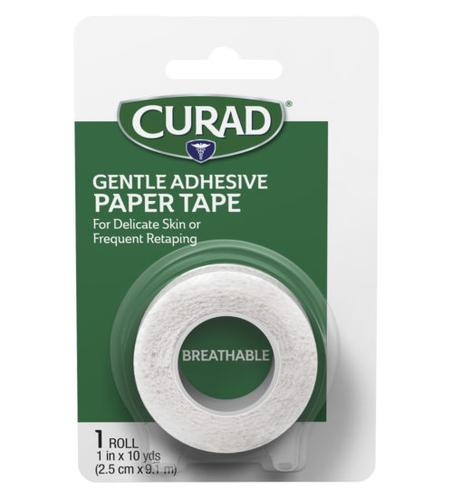 gentle adhesive paper tape front side