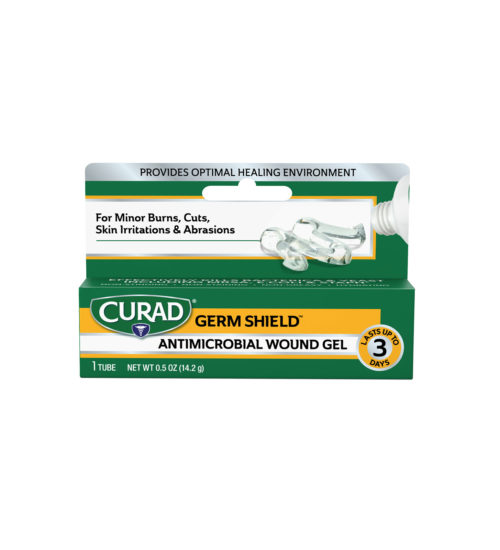 front side view of gel package