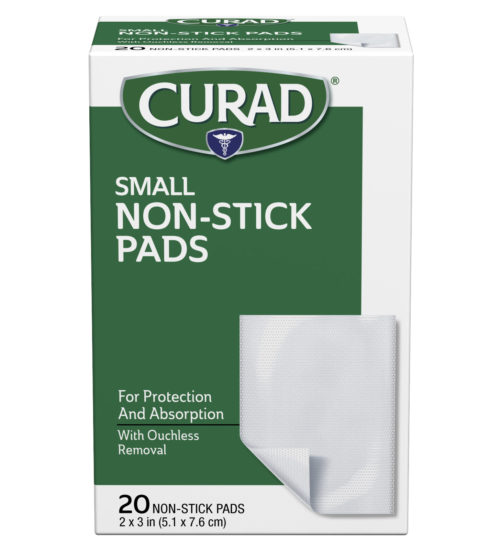 Small non-stick pad, 20 ct, front side