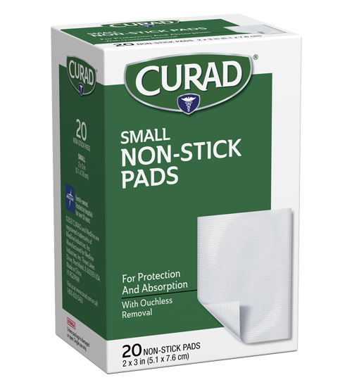 Image of Small non-stick pad, 20 ct, right side
