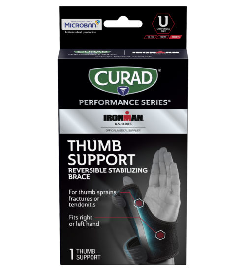 CURAD Performance Series IRONMAN Thumb Support, Reversible, Universal, 1 count view 3