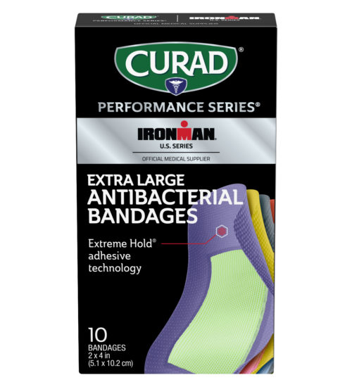 Curad Performance Series Extreme Hold Antibacterial Extra Large Adhesive Bandages, 10 count view 3
