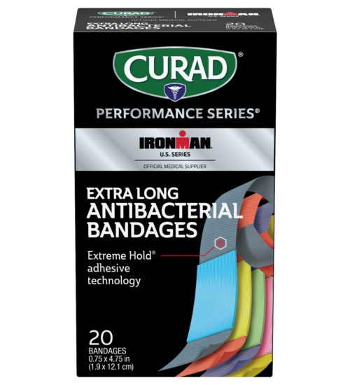 Curad Performance Series Extreme Hold Antibacterial Extra Long Adhesive Bandages, 20 count view 3