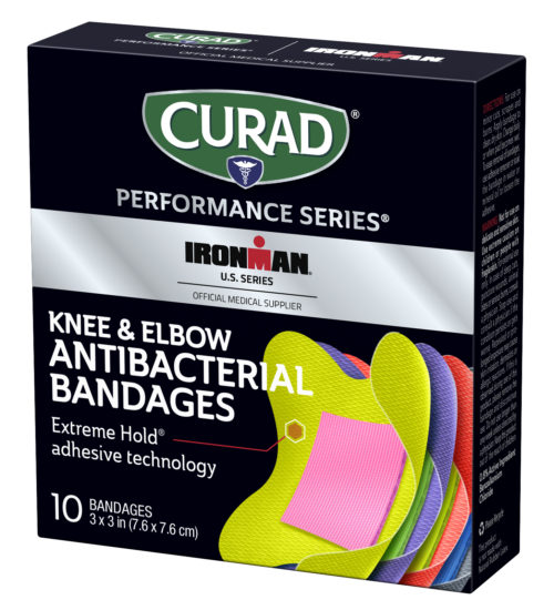 Curad Performance Series Extreme Hold Antibacterial Knee & Elbow Adhesive Bandages, 10 count view 4