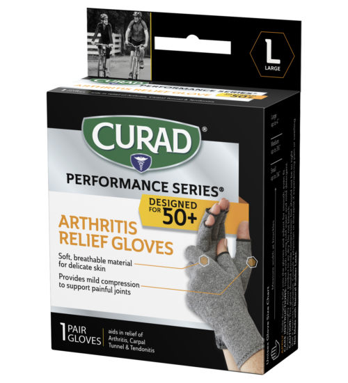 left of arthritis relief gloves large package