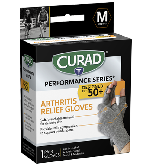 Image of Left of Arthritis relief gloves medium thumbnail