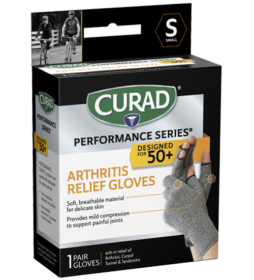 Image of Left side of Arthritis Relief Gloves Thumbnail
