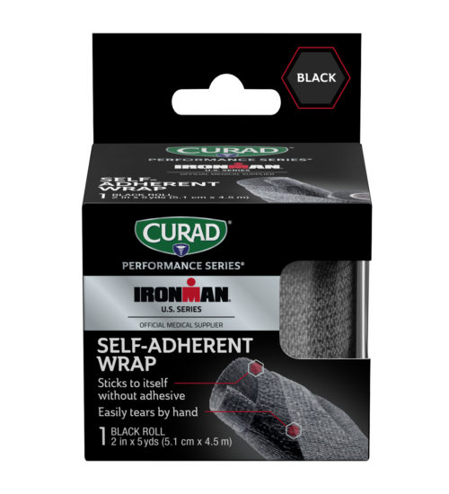 CURAD Performance Series IRONMAN Self-Adherent Wrap, Black, 2″ x 5 yds view 3