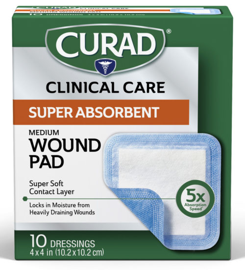 Medium Super Absorbent Pad Front Side