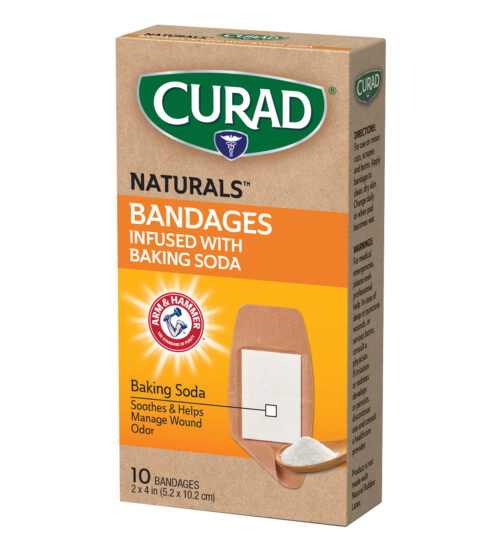 Natural Bandages with Baking Soda 10 count right view