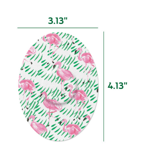 Close up and sizing of Curad® Kendra Dandy CGM Patches (25-Count) | 3.13
